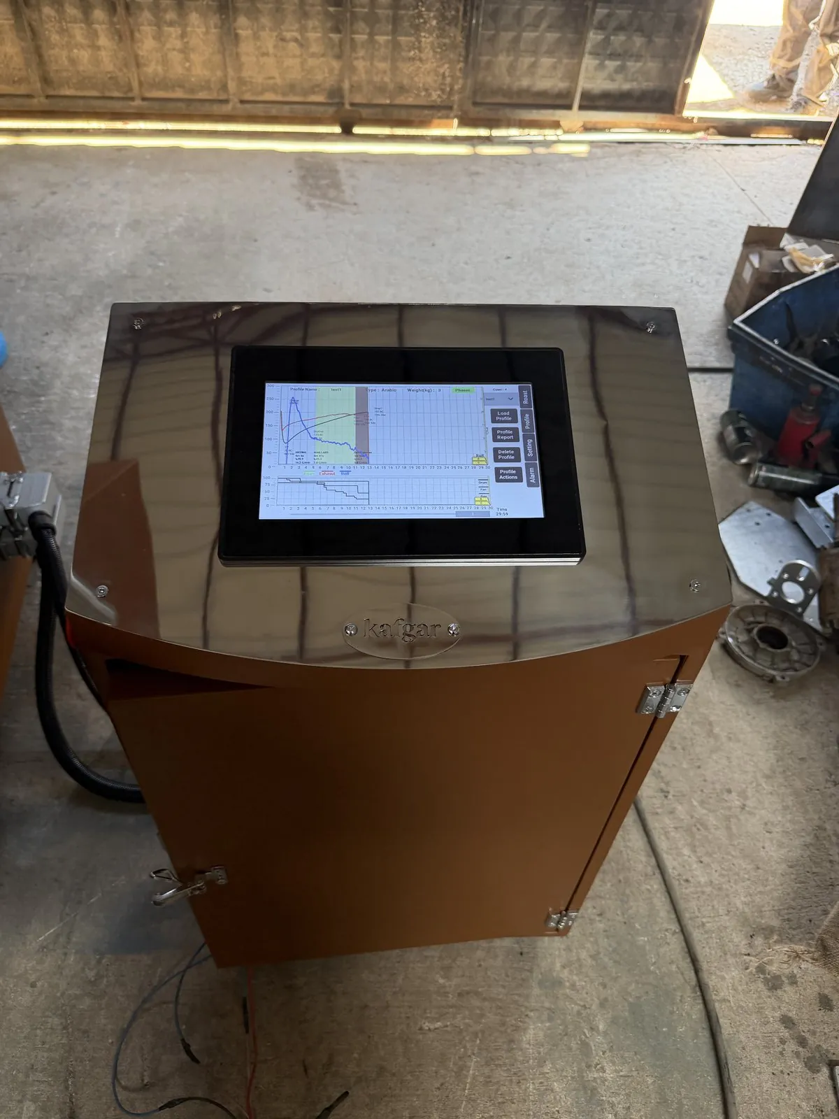 Kafgar 30 kg Coffee Roaster — view 9